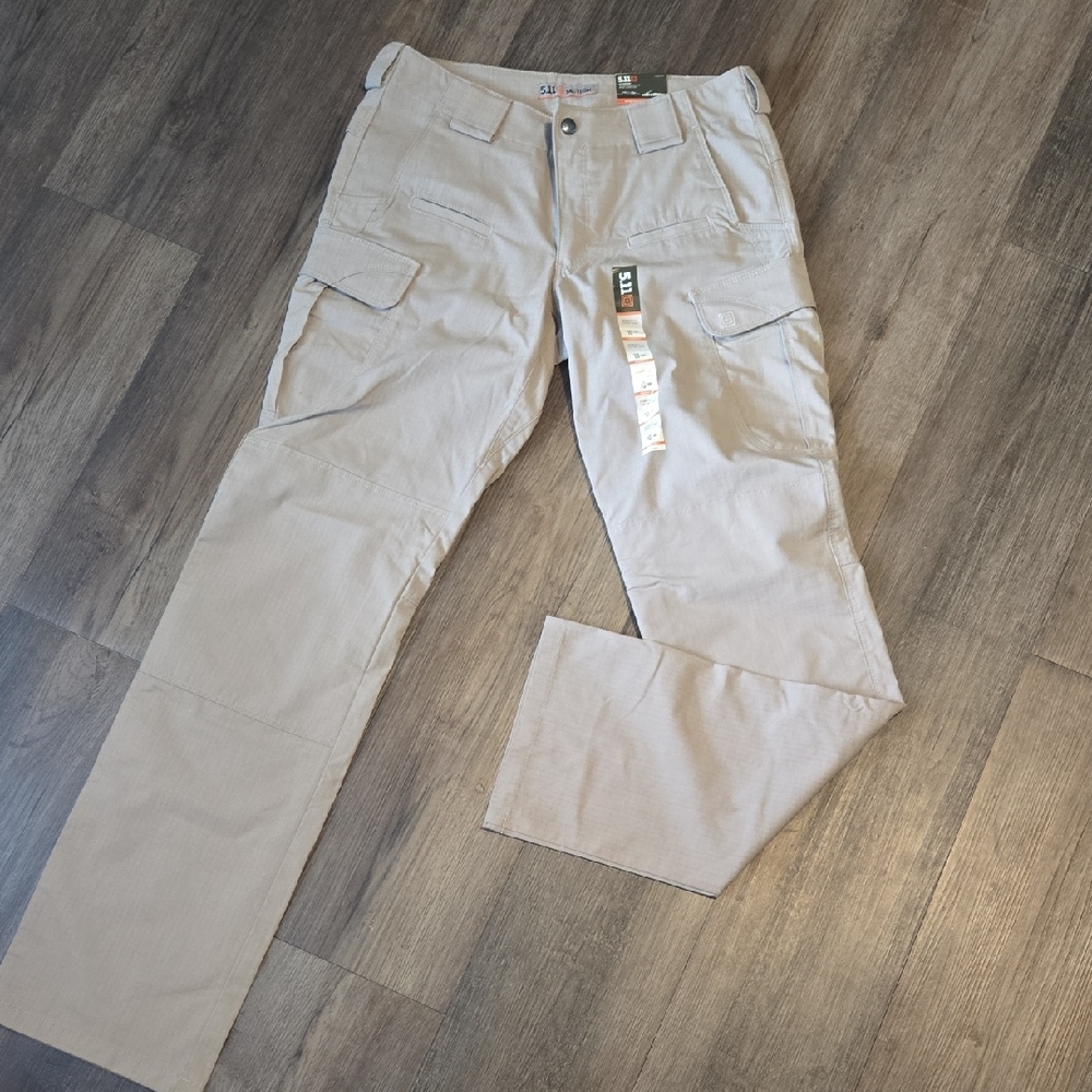 5.11 Womens Tactical Light Tan Cargo Pants